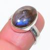 Labradorite Gemstone 925 Sterling Silver Jewelry Ring Size Adjustable GK-6546