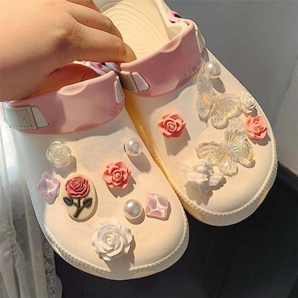 

Сменный браслет для обуви, водонепроницаемый браслет-браслет сабо для женщин и девочек из крокодилов