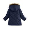 Boys' Casual Thick Cotton-padded Jacket, Winter Children's Medium-length Thick Cotton-padded Jacket