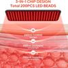 50W LED Red Light Therapy Lamp with Infrared, Timer & Dimming, Floor Standing for Skin Beauty