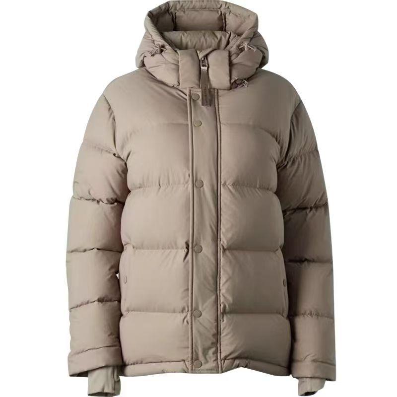 FASHION 2024 New 90 White Goose Down Fluffy Warm Short Down  Women's Thick Hooded Winter  Trendy Clothes