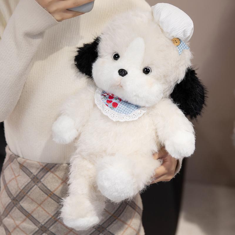 Non-Toxic Cartoon Dog Plush Toys Kawaii Animals Soft Stuffed Dolls Puppy Sleeping Companion Plushie Toys Christmas Gift