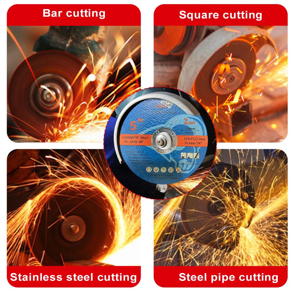 5/10/25 Adet 125mm Metal Kesme Diski Açılı Taşlama Testere Bıçağı Kesme Diski Çarkları Testere Bıçakları Metal Paslanmaz Çelik için