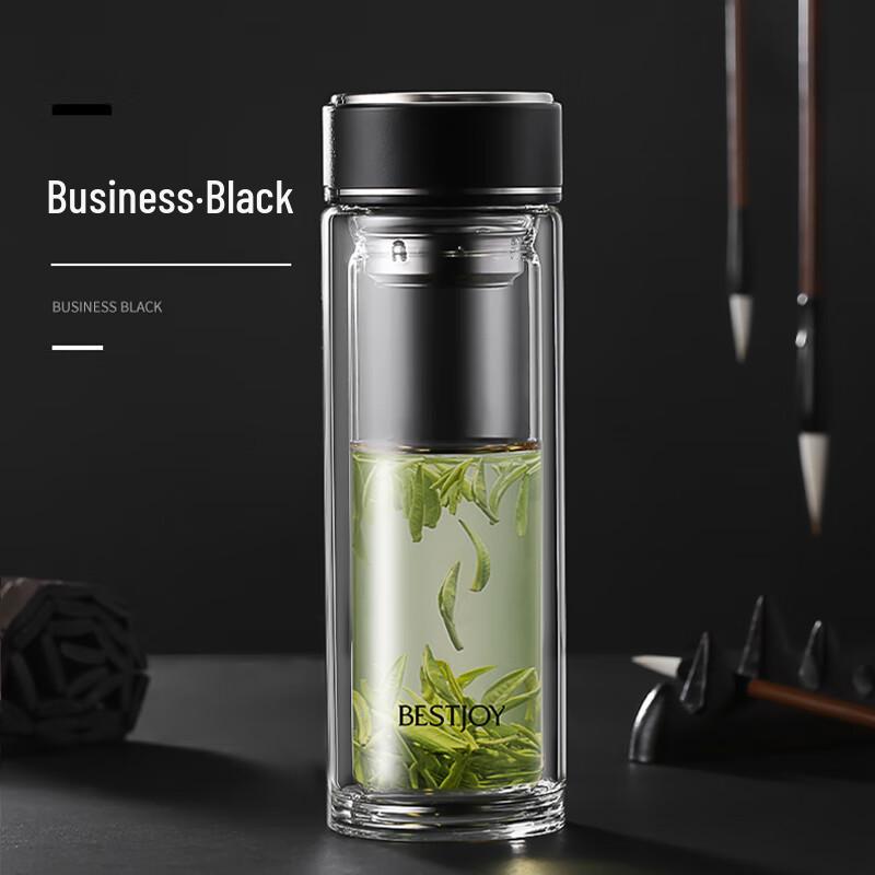FUGUANG Shixi Qingyu Double-Wall Glass Cup