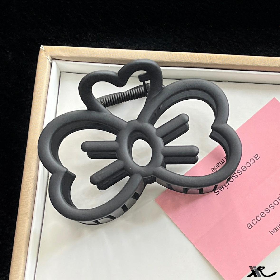 

Конфетный цвет кошачий бант заколка для волос пластиковый зажим-краб модная заколка-краб для девочек милая заколка-краб женские аксессуары для волос Size fits all чёрный