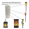 3.7V Solar Flame Led Lamp Pcba Simulated Solar Torch Lamp Torch Lamp Controller Circuit Board 51Pcs Led