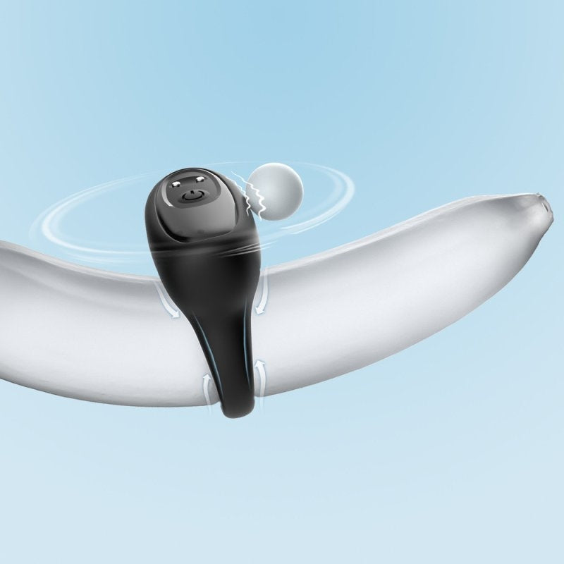Anneau Vibrant Vrizz 33mm Noir - AnalTech - Anneaux Vibrants