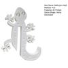 Crochet d'angle pour porte de douche en verre de salle de bain Forme d'animal imprimée en 3D Porte-serviettes Peignoir Crochets décoratifs pour porte de douche sans cadre