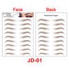New Arrivals Water Transfer Girls Cosmetic Disposable Fake Temporary 4d Eye Brow Tattoo