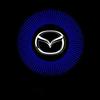 2PCS LED Car Door Projector Welcome Lights Decor for Mazda Mazda6 2009-2015 Mazda8 2011-2015 RX-8 2004-2010 CX-9 2013