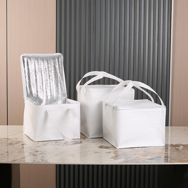 Cake Insulation Bag Thick Waterproof Non-woven Seafood Preservation Pockets Outdoor Picnic Camping Refrigerated Aluminum Foil Takeaway Tote Pouch