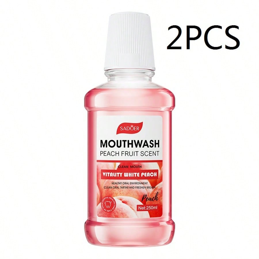 1 Bottle Mint Mouthwash, Oral Care, Freshens Breath, Cleans Teeth, Refreshing Mint Flavor, Gentle &