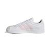 Adidas Court Base VL Sneakers NLF53 Footwear One Size Women's White/Clear Pink/Grey (ID3717) 24.5cm