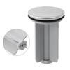 Practical Grey Sink Stopper Suitable for Most Bathroom Wash Basins
