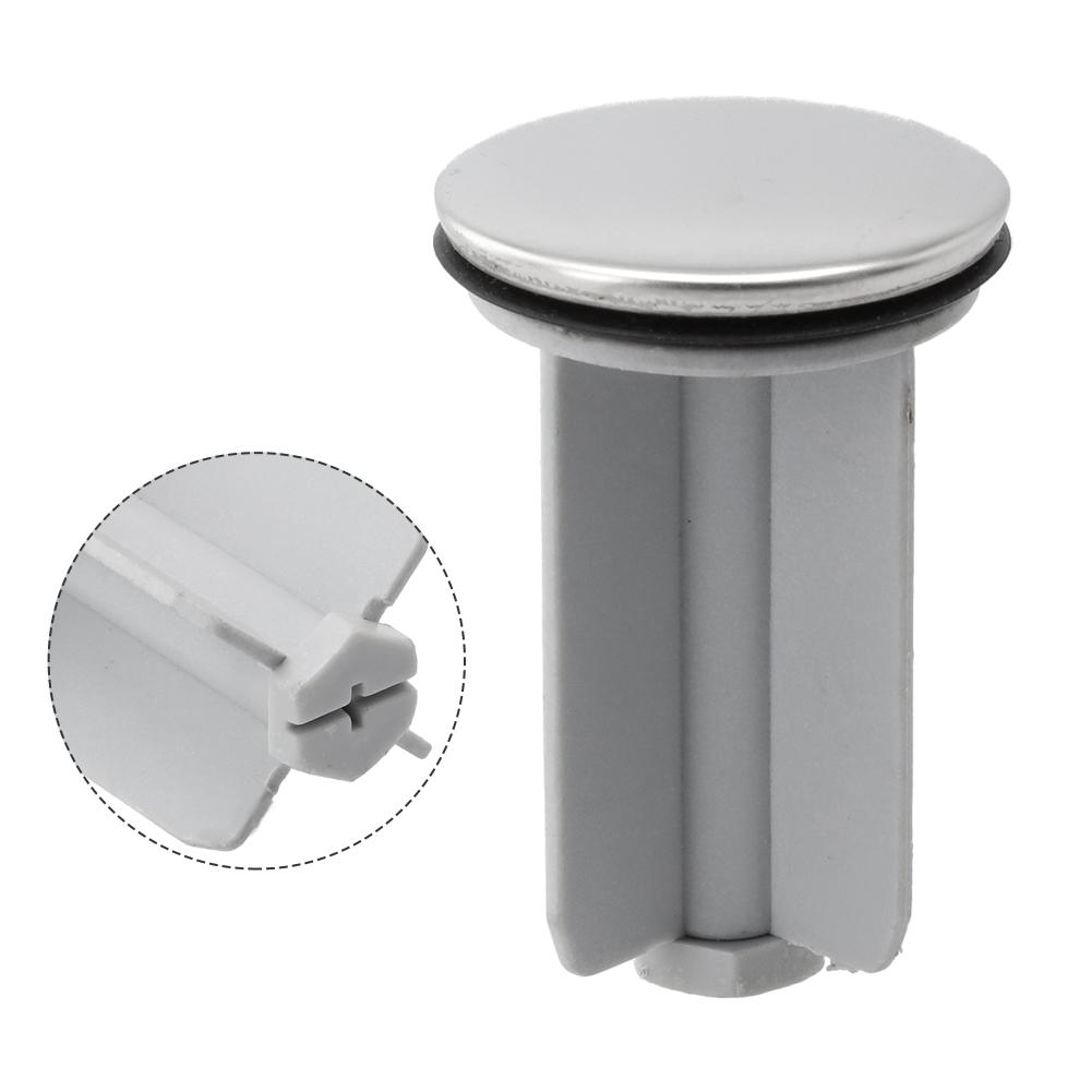 Practical Grey Sink Stopper Suitable for Most Bathroom Wash Basins