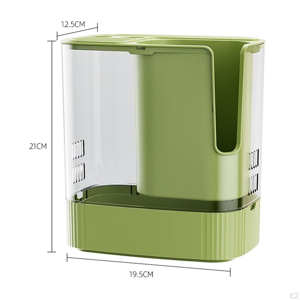 Knife Block Holder Utensils Kitchenware Storage Silverware Cutlery Rack