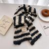 Men Women Wool Scarf Winter Warm Thicken Solid Warmer Cashmere Scarves Fashion Knitted Versatile Shawl Soft Neck Bib Cold Proof