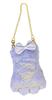 Sanrio Little Twin Stars Plush Luna Cat Pass Case Paw Purple Cat's