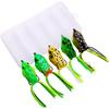 5pcs Soft Plastic Frog Fishing Lure 7g 5.2cm Topwater Wobblers Minnow Crank Soft Bait Fishing Tack