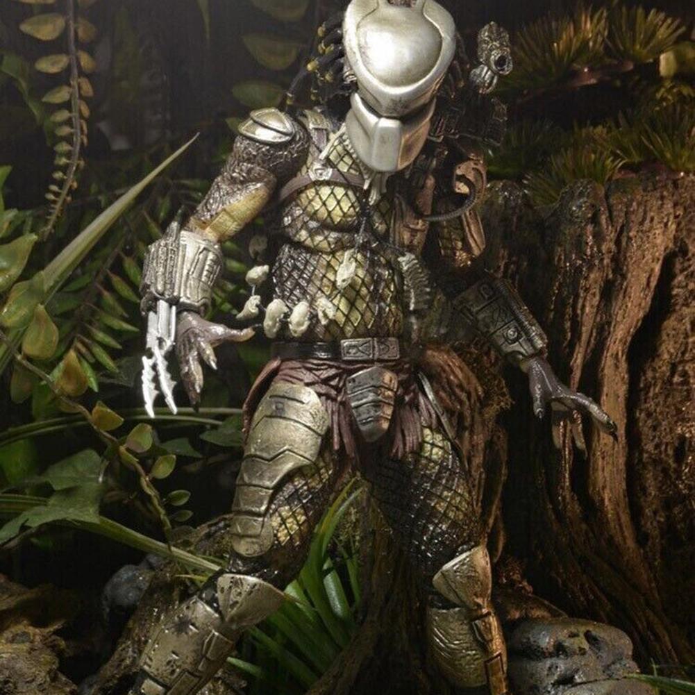 NECA Predator Figur Ultimativer Schamane Ältester Gepanzert Verlorener Krieger Dschungeljäger Schlangenblick Predator Alien Figur Modell Spielzeug Geschenke