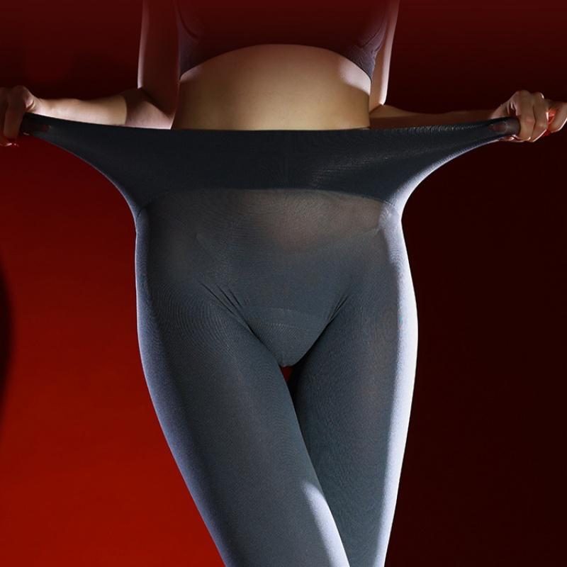 

12 Bare Legs Slim Shaping Pantyhose Deep Seamless Crotch Autumn Winter Hosiery Ladies Party Date Hip Lift Stretchy Stockings One Size
