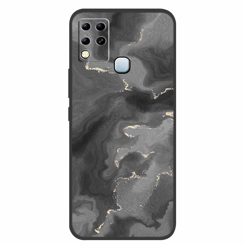 For Infinix Hot 11 G37 Case X689F Marble Silicone Protective TPU Soft Back Cover for Infinix Hot11 G37 128GB Funda Cartoon Coque