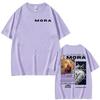 Rapper MORA Tour 2025 New Album Graphic T Shirts Unisex Clothing Hip Hop Gothic TShirt Y2K Vintage Oversized Short Sleeve TShirts