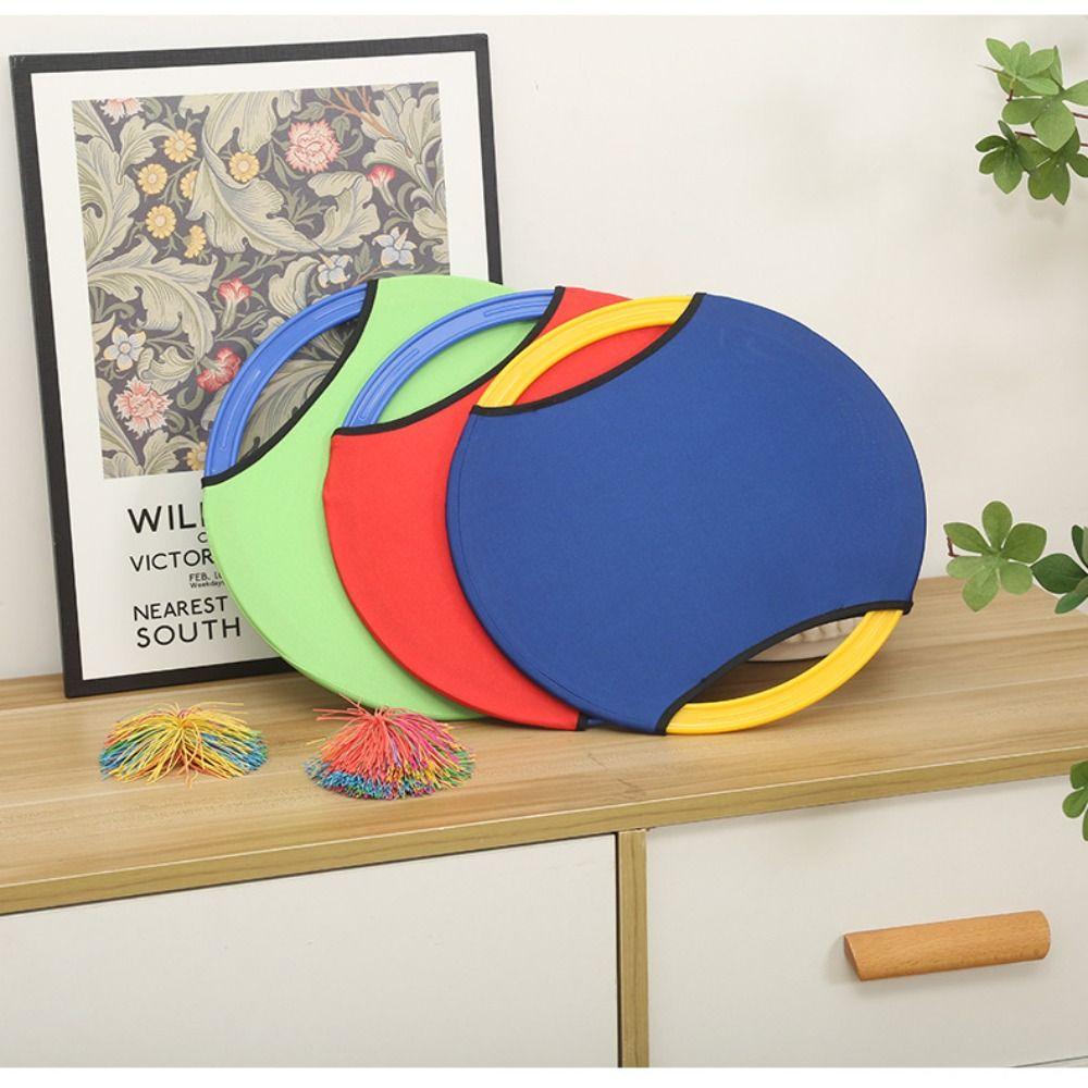 Elastic Plate Racket Catch Ball Game Set Throw Catch Toy  for Children/Kids