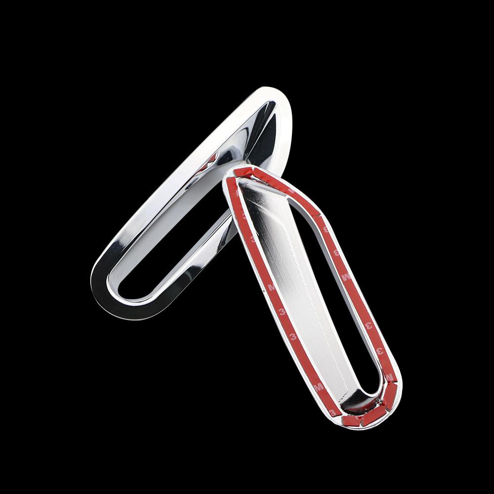 Für Nissan X-Trail X Trail T32 Rogue 2014 2015-2017 ABS Chrom Heckstoßstange Nebelscheinwerfer Lichter Zubehör Rahmen Abdeckung Zierleiste