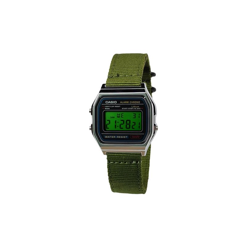 CASIO Customized watch modified series black resin case life waterproof F-91WG-9 modified-Black Forest Whisper Quartz nylon F-91WG-9 чёрный