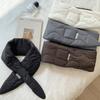 New Arrivals Open Run Padding Muffler Mini Scarf