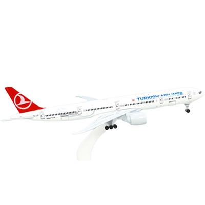 Lidmašīnas modelis Diecast 20cm, 20_19 Turkish Airlines B777, populāras korejiešu rotaļlietas, populāras korejiešu rotaļlietas