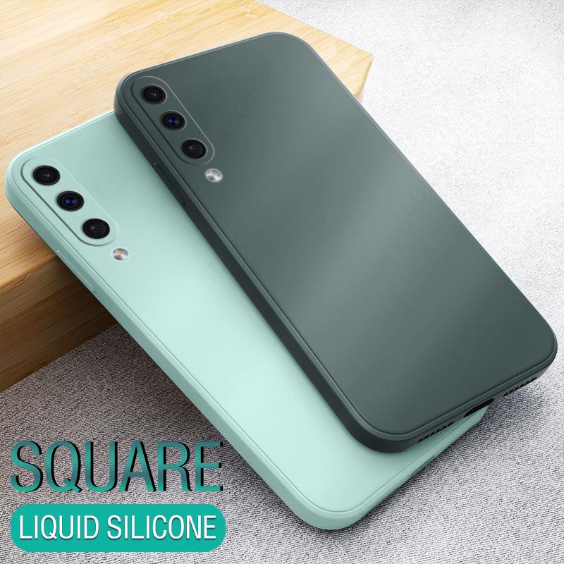Case For Samsung Galaxy S25 Edge S26 S21 FE S22 S23 Ultra S24 Plus A55 A54 A37 A57 A16 A17 A56 5G Funda Liquid Silicone Cover