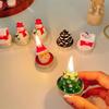 Christmas Candle Santa Claus Snowman Boots Shaped Home Xmas Party Home Dinner Decoration Family Atmosphere Candlelight Gifts Acc