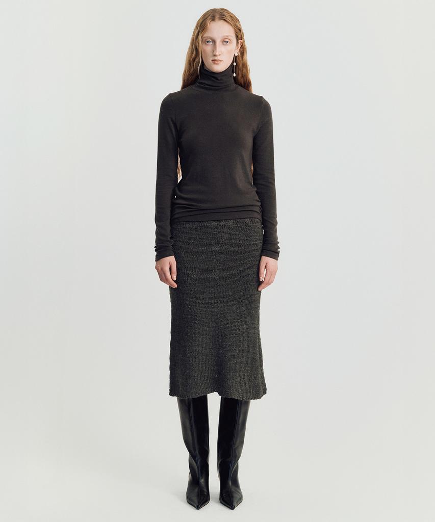 Meibeoyu Shawble Tweed Skirt _ Gray