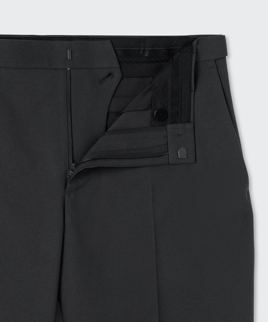 MUSINSA STANDARD Whipcord Flare Hidden Banding Slacks [Gray]