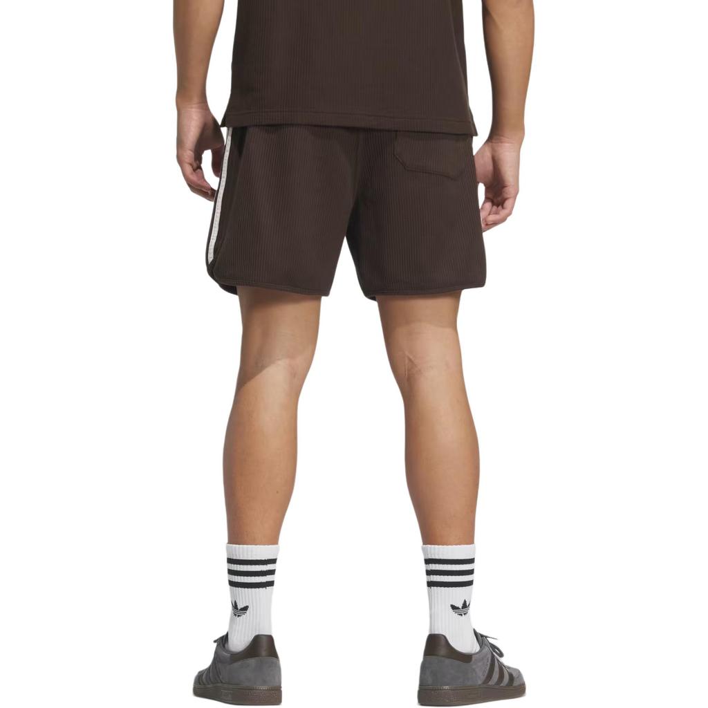 Adidas Originals Mid-Rise Loose Fit Casual Shorts Men shorts Brown KB5464