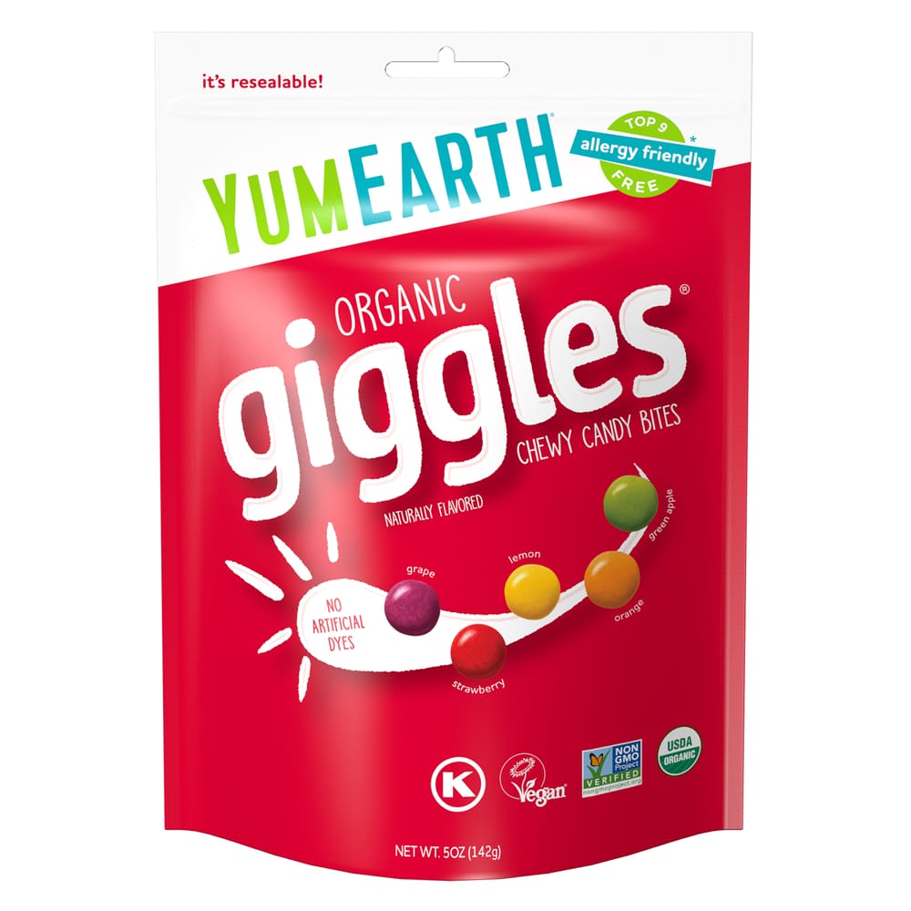 YumEarth Giggles Organic Chewy Candy 142g (5oz)