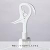 CAINZ Wire Rectangular Hanger, 40 Pinch, 68cm Wide x 33cm Deep x 32.5cm High, White, for Laundry, Drying, and Laundry