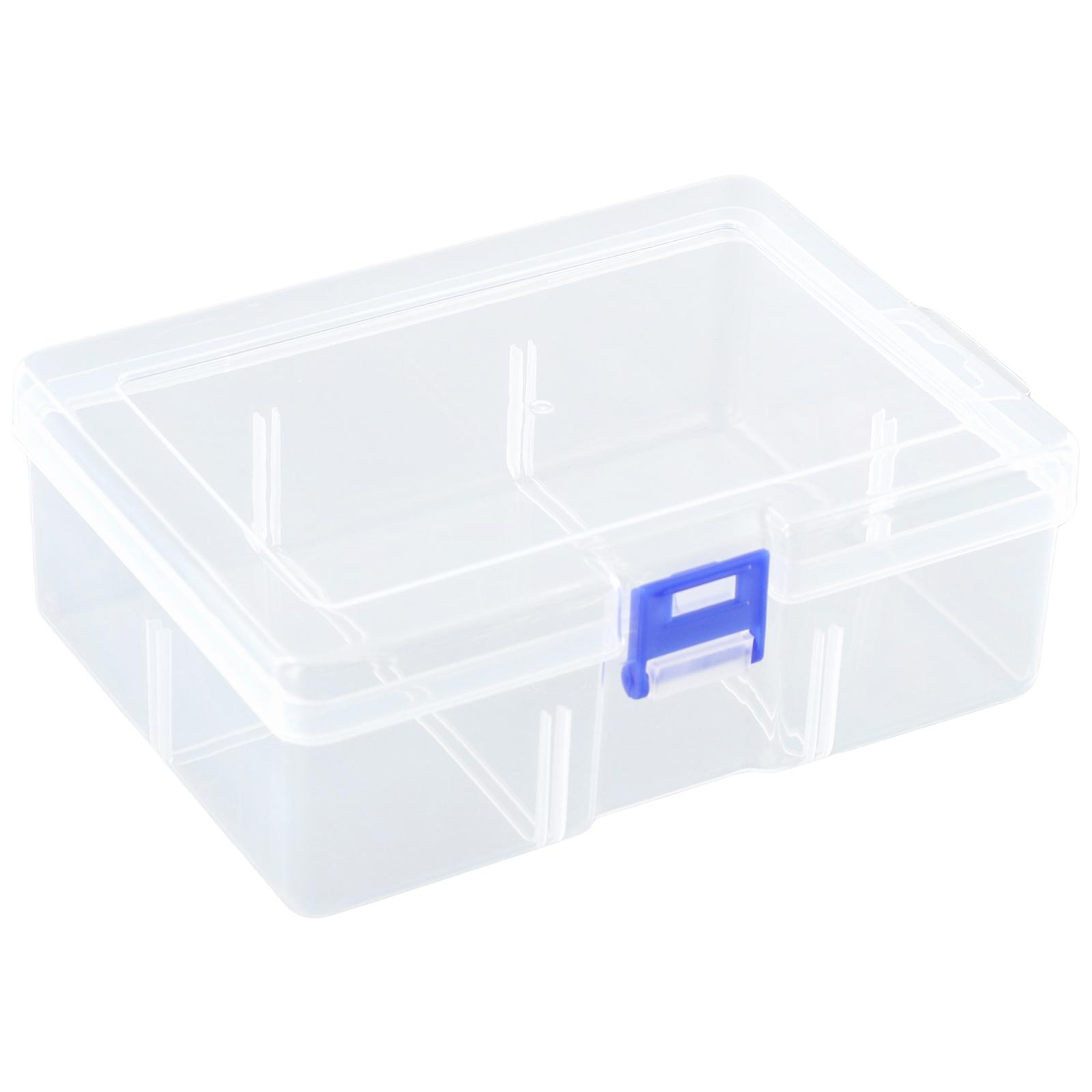 Transparent Plastic Cosmetics Storage Box Holder Case Container Rectangular Box Dustproof Waterproof Packing Storage Box