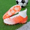 New  Football Shoes' Long Spike Grass Football Shoes Training Competition High Top Spike Athletic Shoes For Men