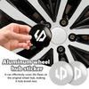 Autocollant Cache-moyeu de Roue de Voiture Emblème en Aluminium Cache-moyeu Décalcomanie Pour Leapmotor T03 S01 C11 C01 C10 C16 2024 2025