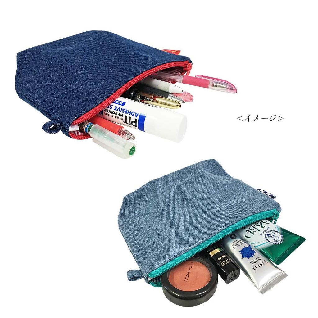 Moomin Denim Goody Pouch Little My and the Brothers MMAP3358