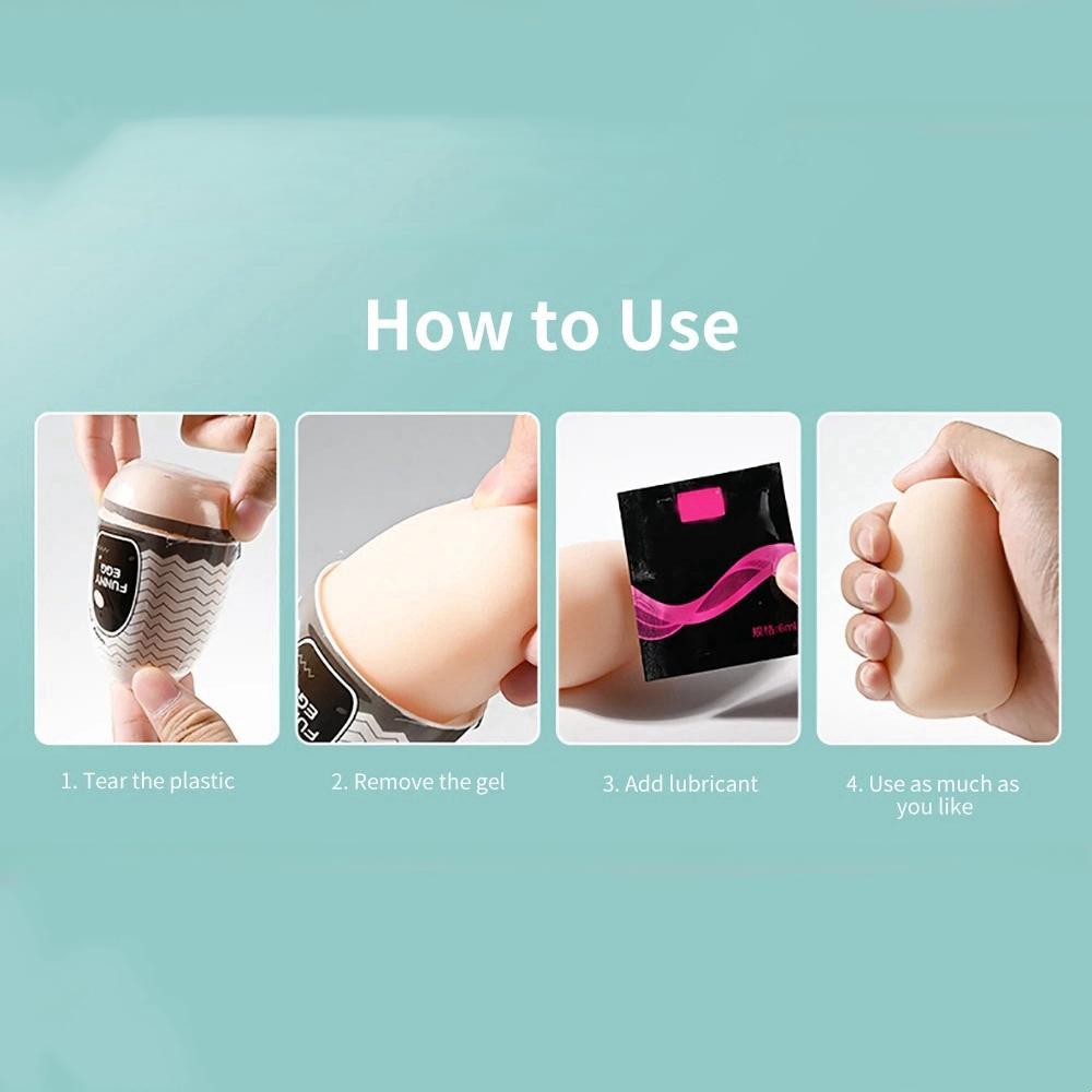 Mini hordozható maszturbációs tojáspohár valósághű vagina kezdőknek Puha maszturbációs csésze péniszmasszírozó-stimulátor szexjátékok férfiaknak