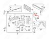 Rexka 30pcs Fender Liner Screw Grommets for Toyota Lexus 90189-06236 Highlander Prius Tundra LC500 RC200t RC300 RC350