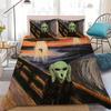 Shout UFO Alien Duvet Cover Set Soft Wash Bed 2/3 Piece Summer Comfortable Student Dormitory Home Baby Bedding Best seller