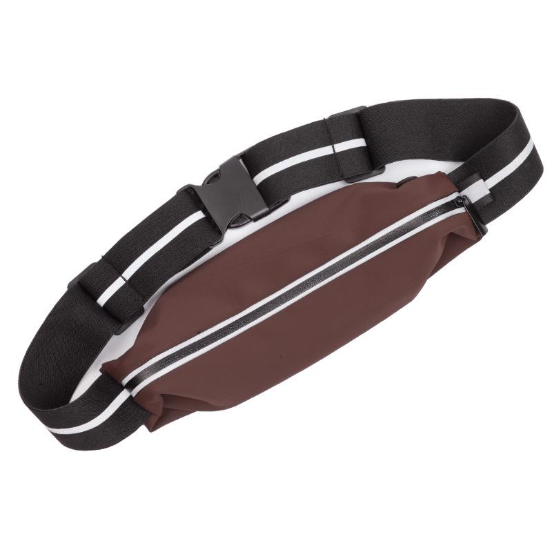 Lightweight Waterproof Sports Running Waist Bag - Invisible Elastic Phone Holder