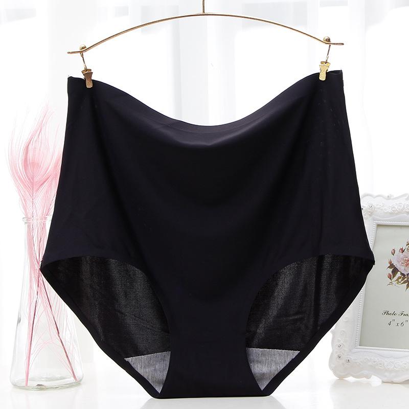 Underpants for Women Low Waisted Briefs with Black Fungus Edges Cute Simple Cotton Breathable Triangle Underwear Panties