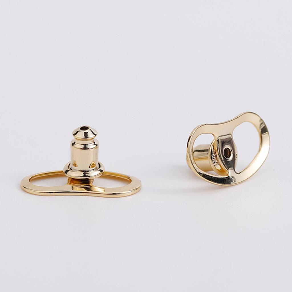 10pcs Comfortable Earring Backs Stylish Earring Backs with Pig Nose/Flower Shape Unique Lifters for Heavy Earrings