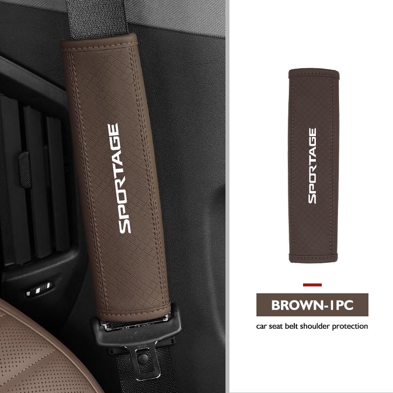 ASP1  Car Seat Belt Cushion Safety Belt Shoulder Protector Pad For KIA Sportage Rio Ceed Niro Soul Stonic Proceed Sorento
